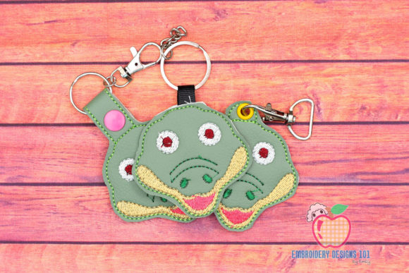 A Designer's Look at the Cute Crocodile Keyfob Design