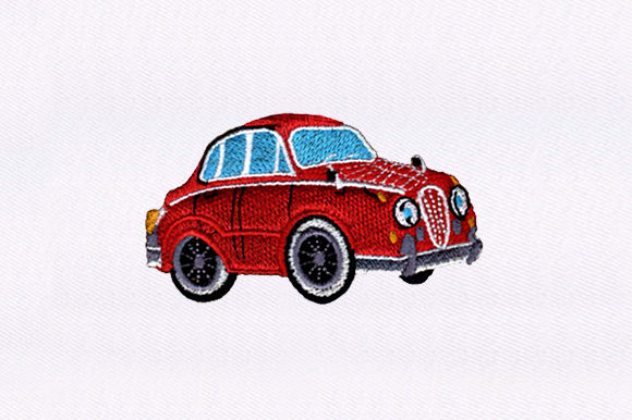 A Designer's Take on the Quaint Red Car Design