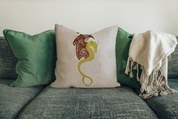 A Dragon Embroidery Design for Bold and Memorable Products