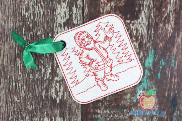 A Festive Santa Design for Holiday Craft Fair Sales