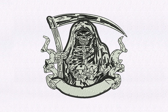 A Practical Review of Grim Reaper Embroidery Files