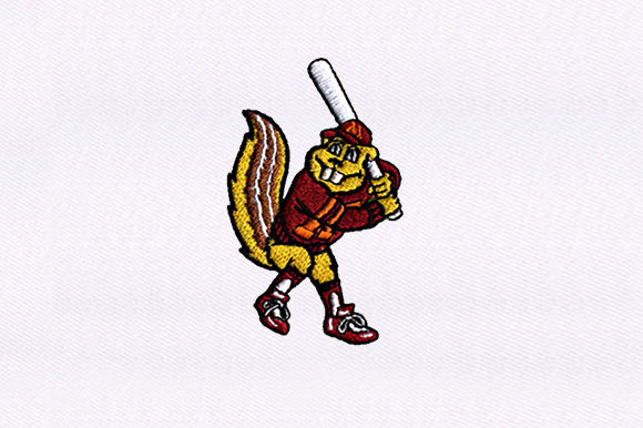 A Practical Review of the Baseball Squirrel Embroidery Design