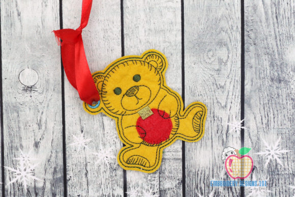 A Professional's Review: The Christmas Teddy Bear Holding Red Ball Design