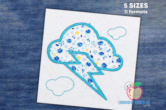 A Seller's Look at The Clouds with the Thunder Lightning Embroidery