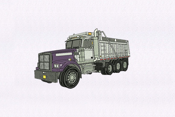 A Versatile Purple White Truck Design for Business Branding