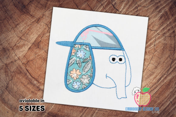 Cartoon Elephant Embroidery for Heartfelt Gifts