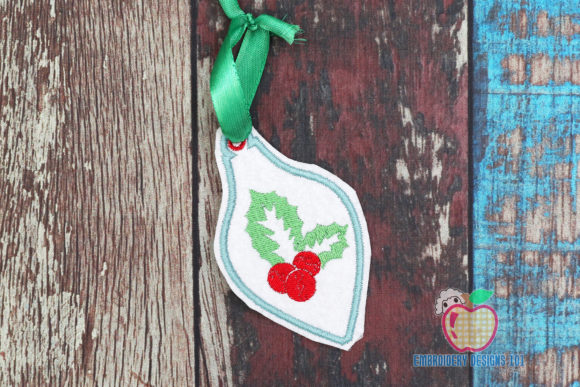 Christmas Holly Leaves & Berry ITH Ornament Review