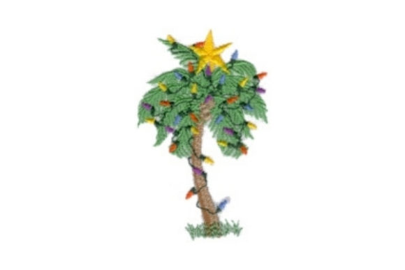 Christmas Palm with Star Embroidery Design Review for Product Planning
