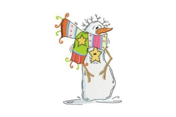 Craft Fair Magic: Reviewing the Sassy Wire Haired Snowman Embroidery Design