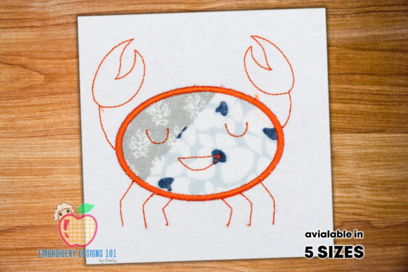 Reviewing The Crab with Happy Face Applique Design