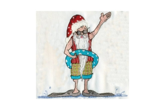 Reviewing the Sassy Fun in the Sun Santa Embroidery Design