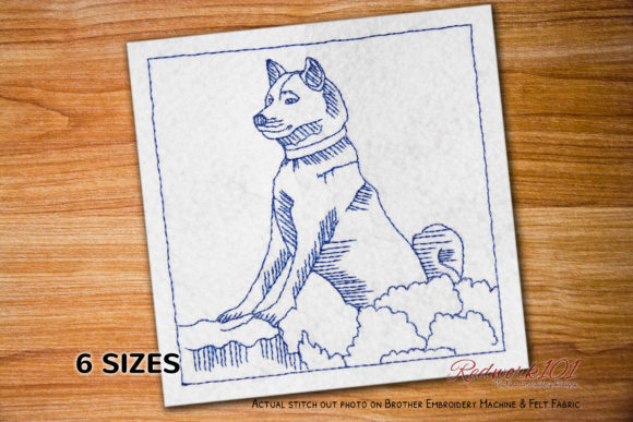 Shiba Inu Dog Redwork: A Designer’s Review for Personalized Gifts