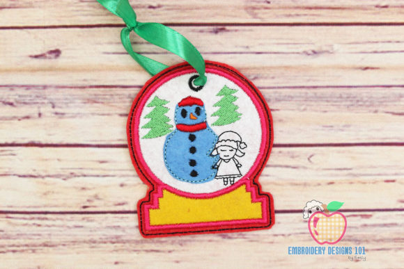 Snowman with Girl: A Boutique Sweatshirt Embroidery Review