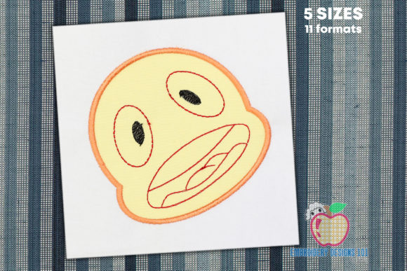 The Face Showing Silly Expression Embroidery Design Review
